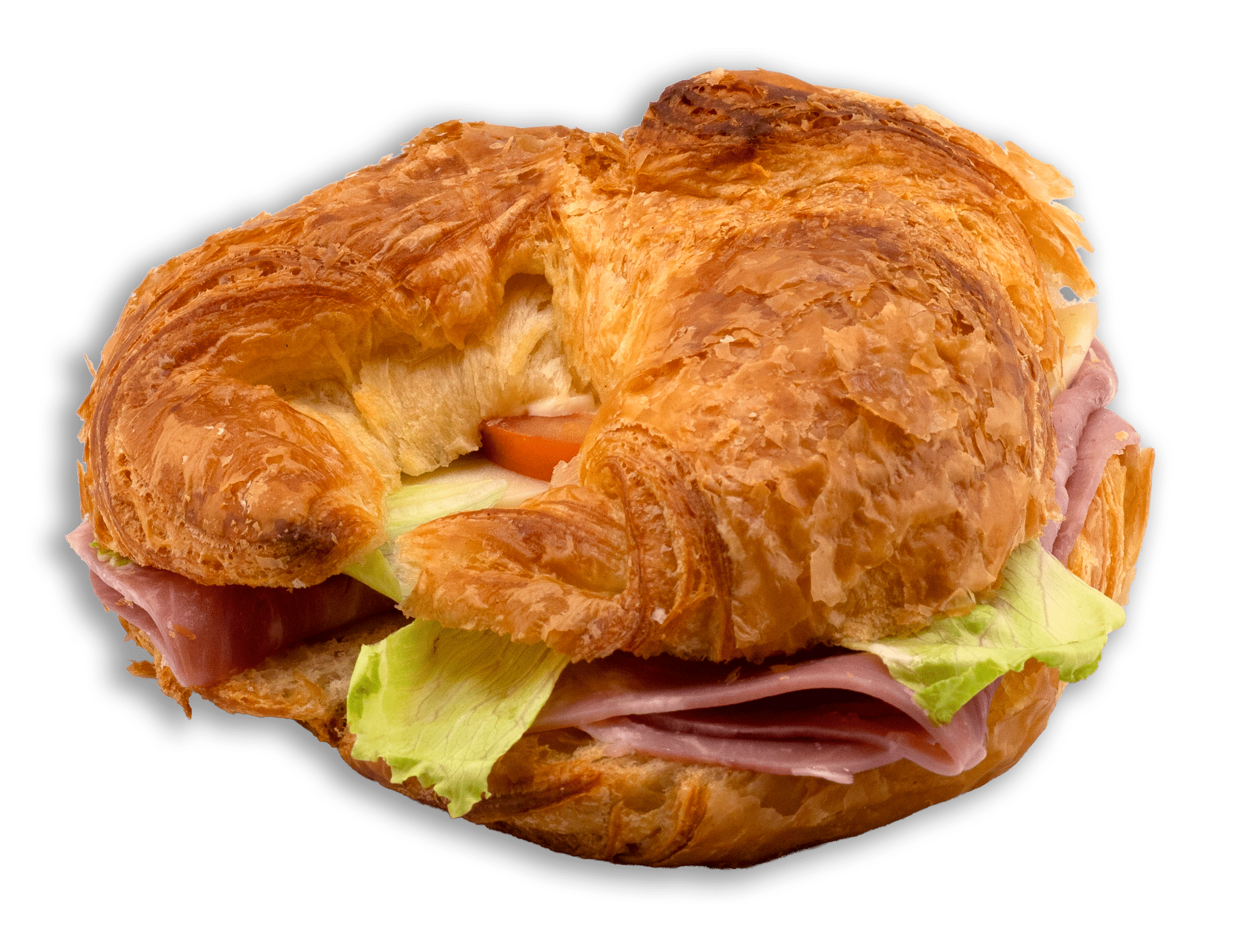 croissant au jambon